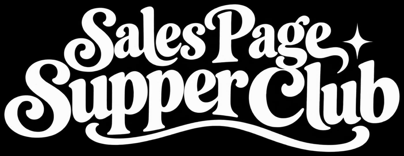 Sales Page Supper Club